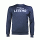 Trui/sweater dames/heren SlimFit Design Legend  Navy Blauw - Maat: XS