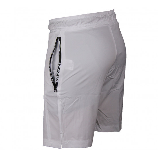 Korte broek/short Legend met rits vakken Wit - Maat: 4XS