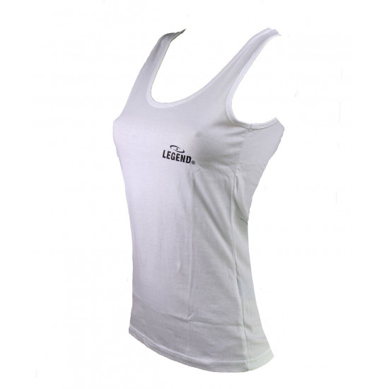Tank Top dames wit Legend - Maat: XXL Tank Top dames wit Legend - Maat: XXL