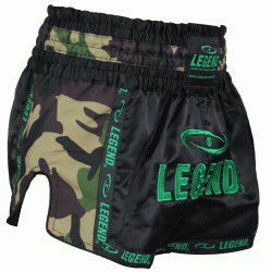 Kickboks broekje Camo Army Legend Trendy  - Maat: L