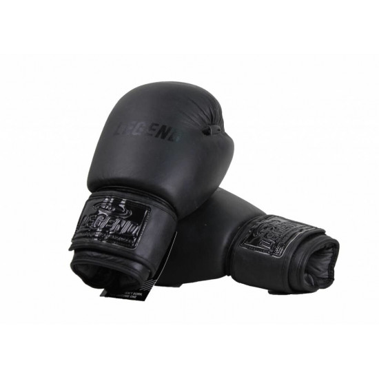 bokshandschoenen kind leer 6oz Mat Zwart - Maat: 6oz bokshandschoenen kind leer 6oz Mat Zwart - Maat: 6oz