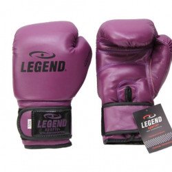 Bokshandschoenen Paars powerfit Protect - Maat: 8oz