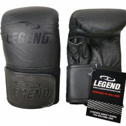 Leren zakhandschoenen voor op de bokszak - Maat: XS