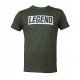 t-shirt army green Legend inspiration quote - Maat: XL
