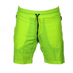 Korte broek/short Legend met rits vakken Neon Groen - Maat: M