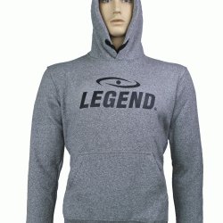 Hoodie Legend Fleece grijs - Maat: XXL