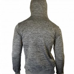 Hoodie dames/heren trendy Legend design Grijs - Maat: XS