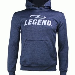 Hoodie dames/heren trendy Legend design Navy Blauw - Maat: XXL