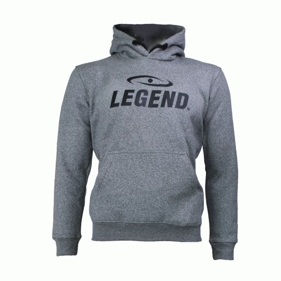 Hoodie Legend Fleece grijs - Maat: L