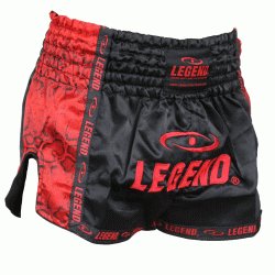 Kickboks broekje red snake Legend Trendy  - Maat: L