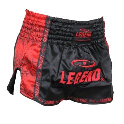 Kickboks broekje red snake Legend Trendy  - Maat: M
