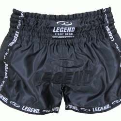 Kickboks broekje Zwart Mesh Legend Trendy  - Maat: L