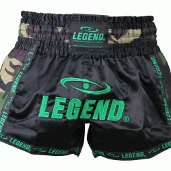 Kickboks broekje Camo Army Legend Trendy  - Maat: L