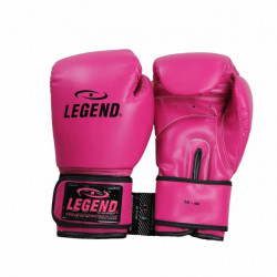 Bokshandschoenen dames roze powerfit Protect - Maat: 12oz