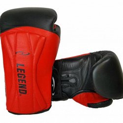 Bokshandschoenen leer Legend Power Special Rood - Maat: 10oz