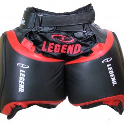 Leg Protector Black Red - Default