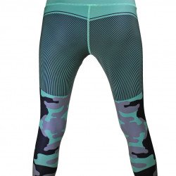 Sportlegging dames Legend Camo Olive - Maat: XS