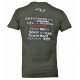 t-shirt army green Legend inspiration quote - Maat: XL