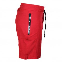 Korte broek/short Legend met rits vakken Rood - Maat: 2XS
