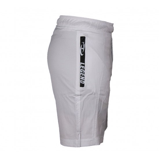 Korte broek/short Legend met rits vakken Wit - Maat: XL Korte broek/short Legend met rits vakken Wit - Maat: XL