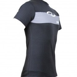 t-shirt zwart Legend grijs vlak - Maat: XXXS