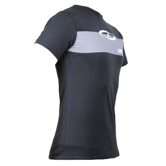 t-shirt zwart Legend grijs vlak - Maat: XS t-shirt zwart Legend grijs vlak - Maat: XS