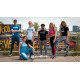 t-shirt zwart Legend regenboog - Maat: L