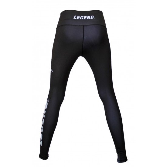 Sportlegging dames Legend Zwart/wit - Maat: XS