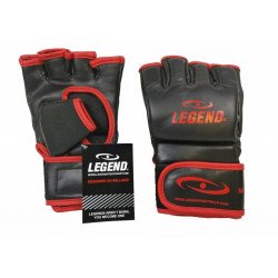 Bokszak MMA handschoenen Legend Flow zwart rood - Maat: L
