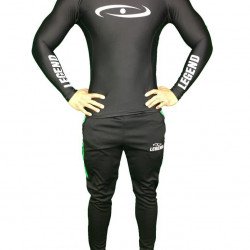 Sportshirt Legend DryFit zwart lange mouwen Sublimation - Maat: L