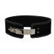 Power Lifting Fitness Riem lever zwart suede leer - Maat: S Power Lifting Fitness Riem lever zwart suede leer - Maat: S
