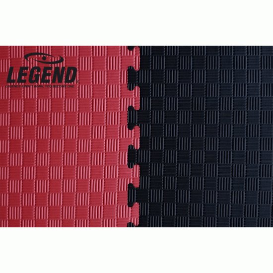 Legend Puzzelmat sport 2.5CM Zwart/Rood - Default