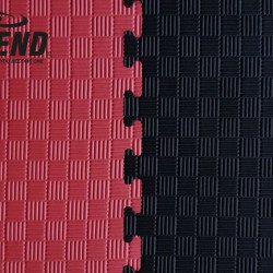 Legend Puzzelmat sport 2CM Zwart/Rood - Default