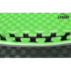 Legend Puzzelmat sport 4CM Groen/Zwart - Default