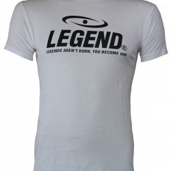 t-shirt wit Slimfit Legend - Maat: L
