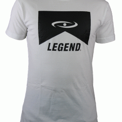 t-shirt wit Legend casual icon - Maat: XS