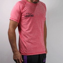 Sportshirt Legend DryFit Rood melange - Maat: L
