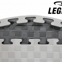 Legend Puzzelmat sport 2CM Zwart/Grijs - Default