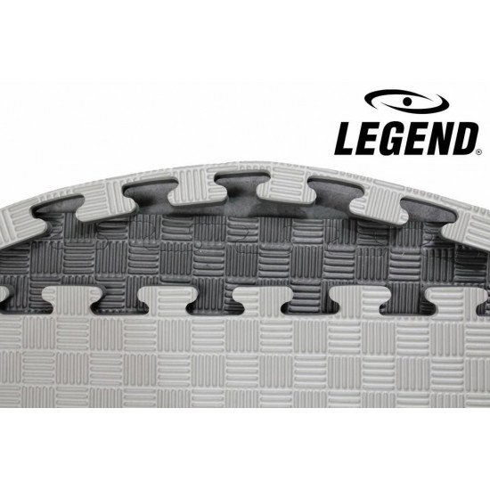 Legend Puzzelmat sport 4CM Zwart/Grijs - Default