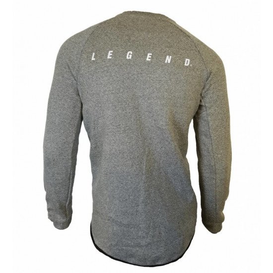 Trui Lang model fleece grijs - Maat: XXS Trui Lang model fleece grijs - Maat: XXS