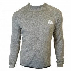 Trui Lang model fleece grijs - Maat: XXL