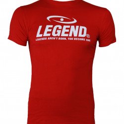 t-shirt rood Slimfit Legend - Maat: XL
