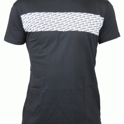 T-shirt zwart Legend Casual wit vlak - Maat: L