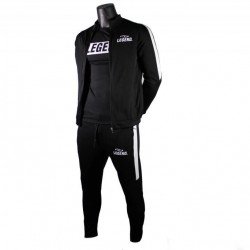 Trainingspak Legend DryFit zwart/wit - Maat: 3-4 years