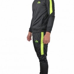 Trainingspak Legend DryFit zwart/Neon Geel - Maat: XXS