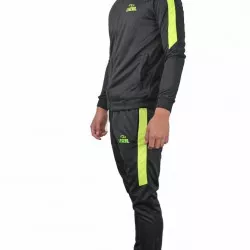 Trainingspak Legend DryFit zwart/Neon Geel - Maat: 11-12 years