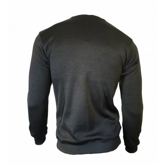 Trui/sweater dames/heren SlimFit Design Legend  Zwart - Maat: L