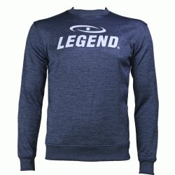 Trui/sweater dames/heren SlimFit Design Legend  Navy Blauw - Maat: L