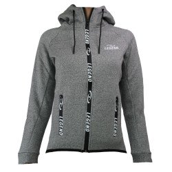 Vest trendy Legend design Fleece grijs - Maat: L