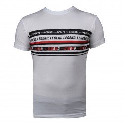 T-Shirt Wit Legend Sports - Maat: S